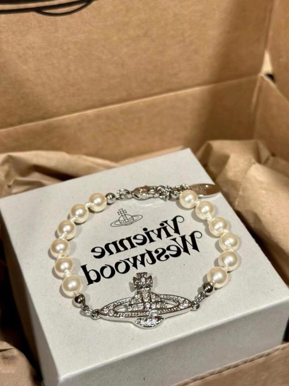 Vivienne Westwood Orb Pearl Bracelet
